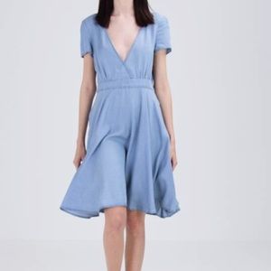 VILA Vicalan S/S Denim Dress - Size S